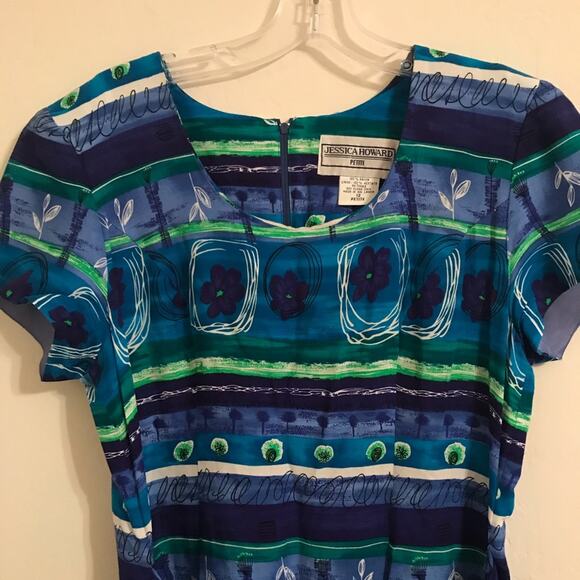 Jessica Howard Faux Tie Slit Dress - Picture 3 of 8